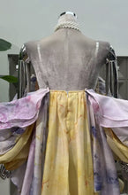 Load image into Gallery viewer, Heavenly Pastel Oversized Ruffle Backless Maxi Dress