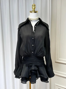 Shirt Dress - comes in white, blue and black