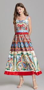 All Circus Sleeveless Midi Dress