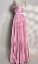 Load image into Gallery viewer, Beautiful Flower, Backless Pleated Maxi Dress