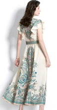 Load image into Gallery viewer, Paisley Maxi Dress - comes in navy, white or Green