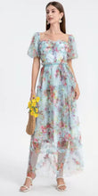 Load image into Gallery viewer, Floral Cascading Ruffles 
Maxi Dress - Comes in three colour ways