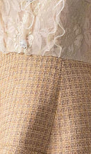 Load image into Gallery viewer, Baby Chic Tweed &amp; Lace Dress