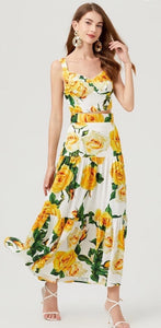 Amalfi Yellow Two Piece Set
