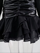 Load image into Gallery viewer, Black Orchard Mini Dress
