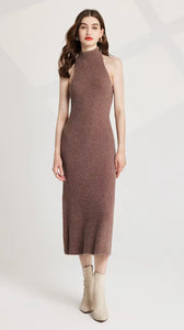 Knitted Criss-Cross Bow Pullover & Midi Dress - comes in three colours