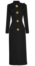 Load image into Gallery viewer, Black Orchid Midi Dress