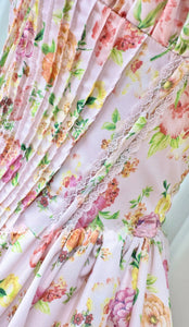 Floral French Maid Mini Dress