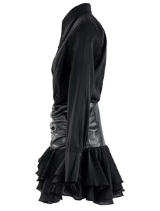 Black Orchard Mini Dress