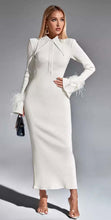 Load image into Gallery viewer, White Queen knitted dress