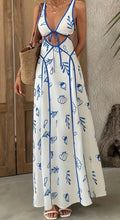 Load image into Gallery viewer, Blue Ocean Midi Dress