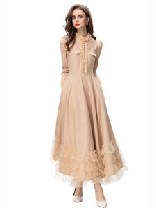 CC Strictly Beautiful Cascading Ruffle Lace Dress