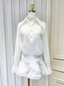 Shirt Dress - comes in white, blue and black