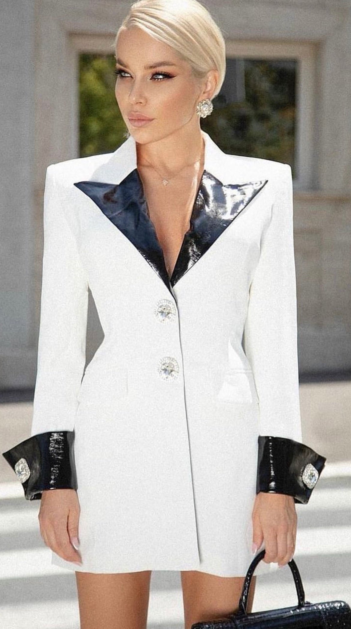 Lux Diamond Blazer Dress