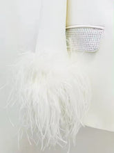 Load image into Gallery viewer, White Feather &amp; Diamanté Suit
