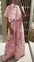 Load image into Gallery viewer, Lacey Lace two piece trouser set - comes in 4 colours &amp; curve