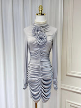 Load image into Gallery viewer, Pretty Love Mini Dress - Comes in Grey &amp; Pink