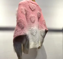 Load image into Gallery viewer, Love Hearts Knitted Cardigans - comes in 5 colours
