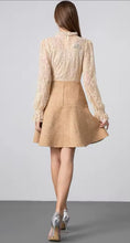 Load image into Gallery viewer, Baby Chic Tweed &amp; Lace Dress