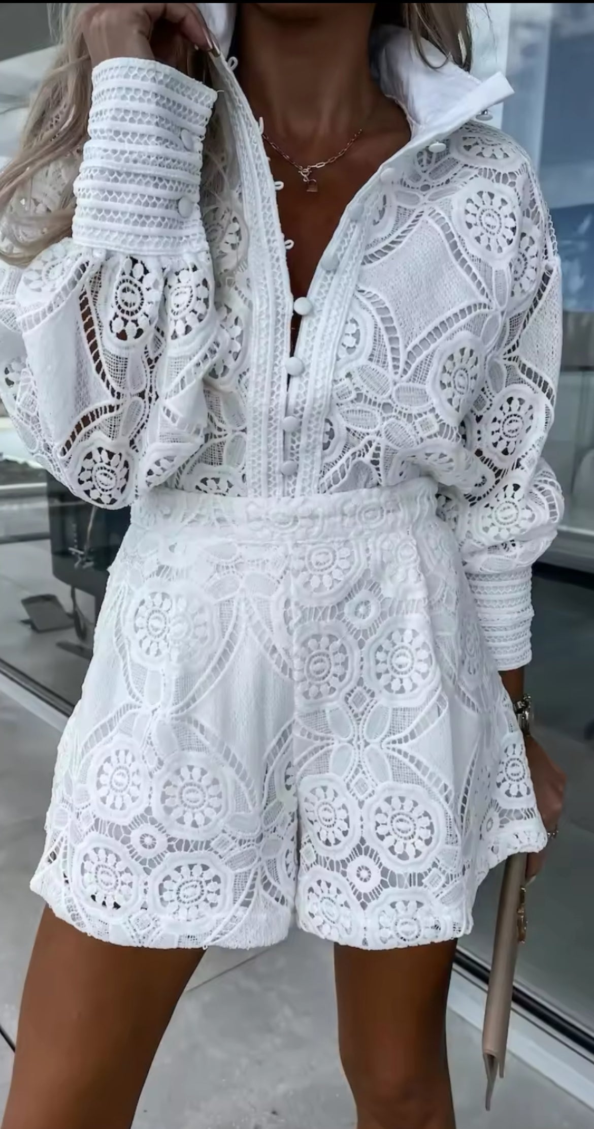 All Lacey Shirt and Shorts - comes in four colours