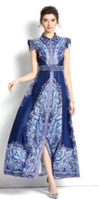 Load image into Gallery viewer, Paisley Maxi Dress - comes in navy, white or Green