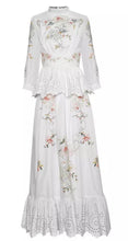 Load image into Gallery viewer, Heavenly Floral Embroidered Maxi Dress