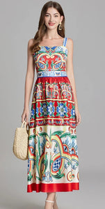 All Circus Sleeveless Midi Dress