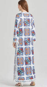 Bohemian free flowing Maxi Dress - comes in three colours