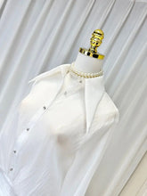 Load image into Gallery viewer, Shirt Dress - comes in white, blue and black