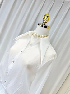 Shirt Dress - comes in white, blue and black