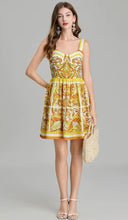 Load image into Gallery viewer, Lake Como Tile Print Mini Dress