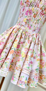 Floral French Maid Mini Dress