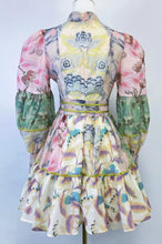 Load image into Gallery viewer, Exquisite Vintage Print Mini Dress