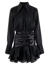 Load image into Gallery viewer, Black Orchard Mini Dress