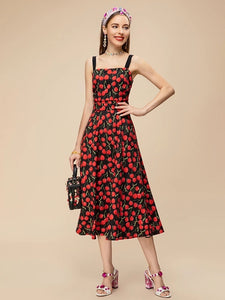 Cherry Blossom MIDI Dress