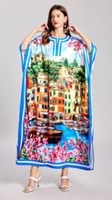 Load image into Gallery viewer, Capri Oversized Batwing Maxi Dress