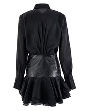 Load image into Gallery viewer, Black Orchard Mini Dress