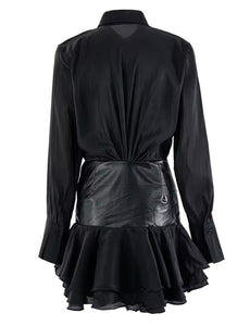 Black Orchard Mini Dress