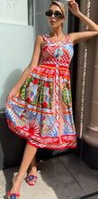 Load image into Gallery viewer, The knight tapestry midi dress
