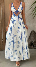 Load image into Gallery viewer, Blue Ocean Midi Dress
