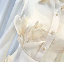 Load image into Gallery viewer, Angel Appliqué Cream Mini Dress