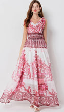Load image into Gallery viewer, Chiffon Maxi Robe Dress - comes in multi colour &amp; red