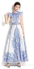 Load image into Gallery viewer, Paisley Maxi Dress - comes in navy, white or Green