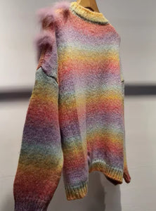 Pastel rainbow jumpers - comes in two colours