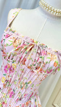 Load image into Gallery viewer, Floral French Maid Mini Dress