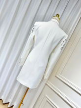 Load image into Gallery viewer, *NEW SUSIE COLLECTION Sparkle Blazer Dress - comes in white and black