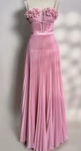 Load image into Gallery viewer, Beautiful Flower, Backless Pleated Maxi Dress
