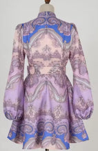 Load image into Gallery viewer, Vintage Retro Floral Print Mini Dress
