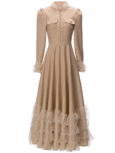 Load image into Gallery viewer, CC Strictly Beautiful Cascading Ruffle Lace Dress