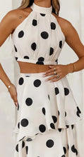 Load image into Gallery viewer, Dreamy Polka Dots Two Piece Set - comes in White &amp; Mocha